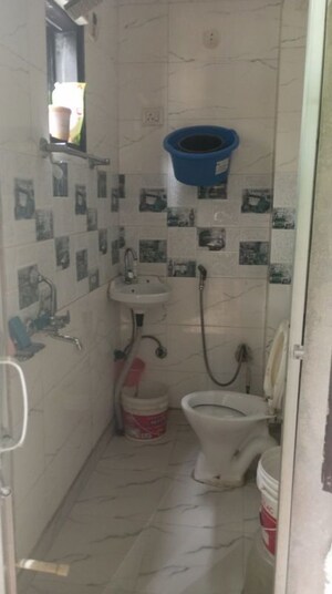 Bathroom in 1 BHK Builder Floor at Chattarpur – for Rent