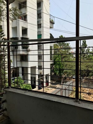 Balcony in 2 BHK Apartment at Rahul Park - D1 D2 D3 Building, Warje – for Rent