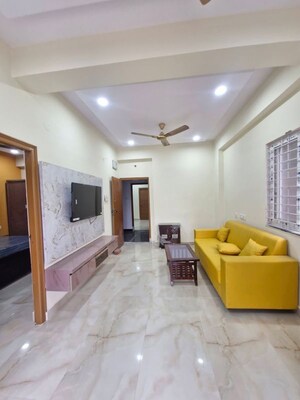Living Room in 1 BHK Apartment at Ten Madhapur, Madhapur – for Rent