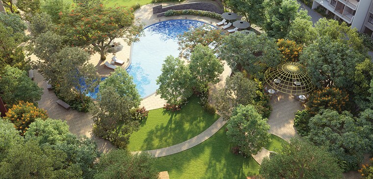 Garden, lodha-riservo 2 Bedroom 894 Sq.Ft. Apartment In Vikhroli West Mumbai 10635107