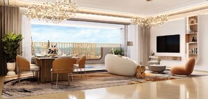 Living Room in 2 BHK Apartment at Lodha Riservo, Vikhroli West – for Sale