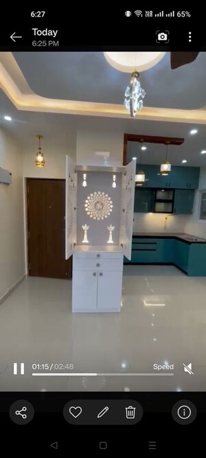 Kitchen in 2 BHK Apartment at Adarsh Greens, Kogilu – for Rent