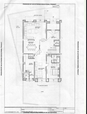 Floor Plan in 4 BHK Villa at ATS One Hamlet, Sector 104 – for Sale