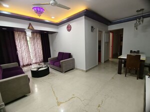 Living Room in 2 BHK Apartment at Satellite Royale, Goregaon East – for Rent