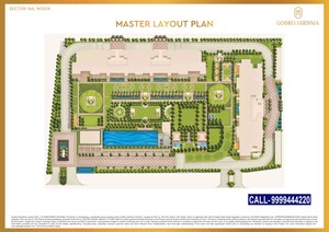 Master Plan in 3.5 BHK Apartment at Godrej Jardinia, Sector 146 – for Sale