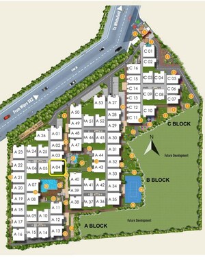 Master Plan in 2.5 BHK Apartment at Abhee Silicon Shine, Sarjapur Road – for Sale