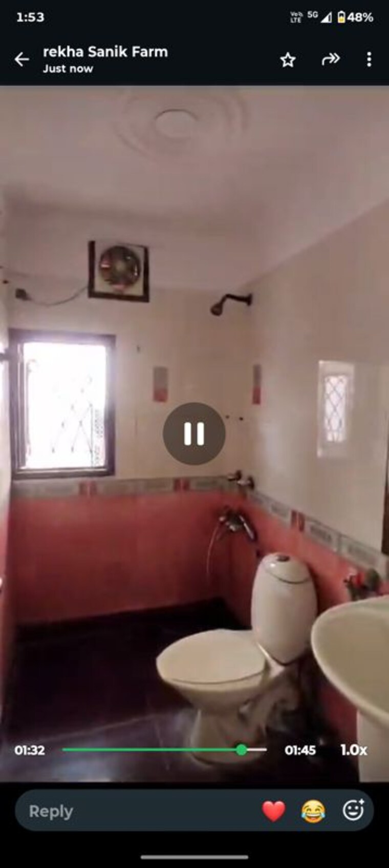 Bathroom, nehru enclave 3 Bedroom 200 Sq.Yd. Builder Floor In Nehru Enclave Delhi 10635275