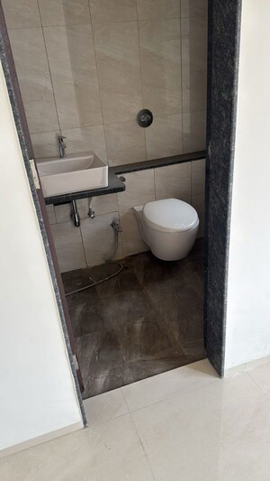 Bathroom in 3 BHK Apartment at Kolte Patil Little Earth, Kiwale – for Rent