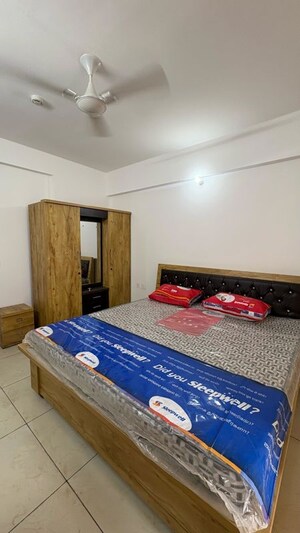 Bedroom in 4 BHK Apartment at Suraj Oranje Castle, Gomti Nagar – for Rent