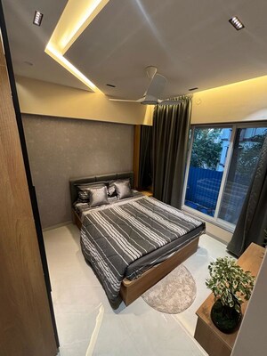 Master Bedroom in 1 BHK Apartment at Shan Windsor, Malad West – for Sale