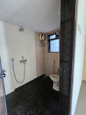 Bathroom in 3 BHK Apartment at Gajra Bhoomi Oscar, Ghansoli – for Rent