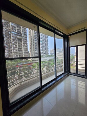 Balcony in 3 BHK Apartment at Gajra Bhoomi Oscar, Ghansoli – for Rent