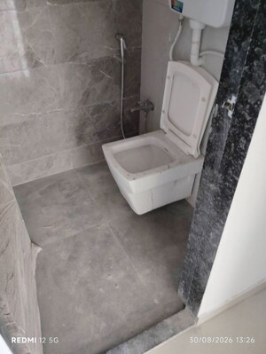 Bathroom in 1 BHK Apartment at Triveni Heights Ulwe, Ulwe Sector 9 – for Rent