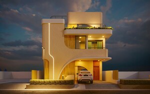 3 BHK Villa – Exterior View View at Gachibowli - for Sale