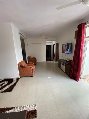 Living Room in 3 BHK Apartment at Omaxe R2, Gomti Nagar – for Rent