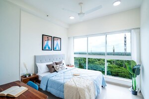 Bedroom in 3.5 BHK Apartment at Godrej The Trees, Vikhroli East – for Sale