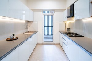 Kitchen in 3.5 BHK Apartment at Godrej The Trees, Vikhroli East – for Sale