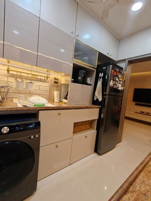 Kitchen in 3 BHK Apartment at L Nagpal Jaswant Heights, Khar West – for Sale