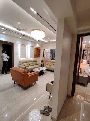 Living Room in 3 BHK Apartment at Amrut Meraki, Shivaji Park – for Rent