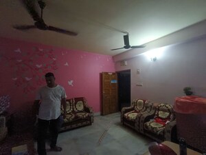 Living Room in 3 BHK Apartment at Baguiati – for Sale