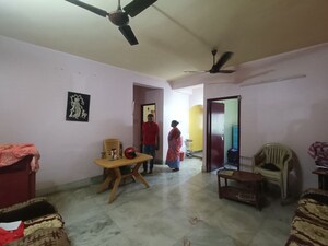 Living Room in 3 BHK Apartment at Baguiati – for Sale