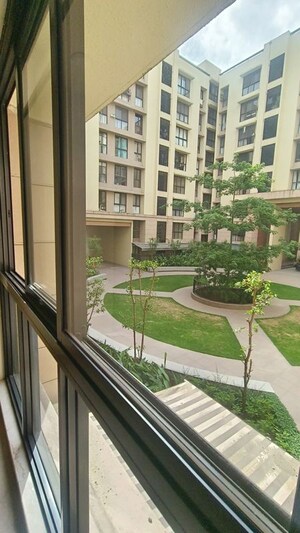 Balcony in 3 BHK Apartment at Lodha Sterling, Kolshet Road – for Rent