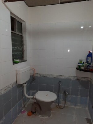 Bathroom in 2 BHK Apartment at Shivtirth Nagar – for Rent