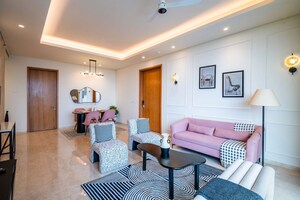 Living Room in 3 BHK Apartment at Bandra Kurla Complex – for Sale