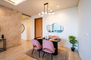 Living Room in 3 BHK Apartment at Bandra Kurla Complex – for Sale
