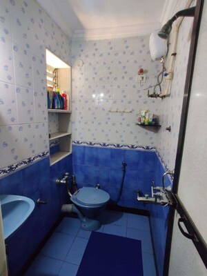 Attached Bathroom in 2 BHK Apartment at Surya Kiran CHS Ghansoli, Ghansoli – for Rent