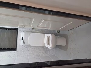 Bathroom in 1 BHK Apartment at Surya Kiran CHS Ghansoli, Ghansoli – for Rent