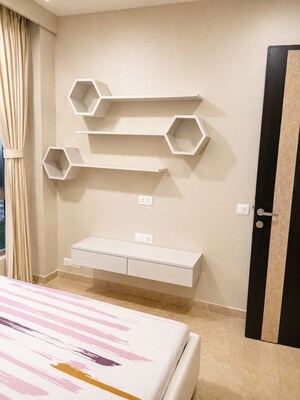 Bathroom in 2.5 BHK Apartment at Hiranandani Atlantis, Powai – for Rent