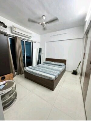 Bedroom in 2 BHK Apartment at Puranik City, Kasarvadavali – for Rent
