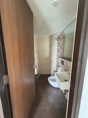 Bathroom in 2 BHK Apartment at Godrej Emerald, Ghodbunder Road – for Rent