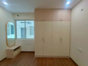 Building Lobby in 3 BHK Apartment at Aurobindo The Regent, Kondapur – for Rent