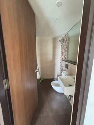 Bathroom in 2 BHK Apartment at Godrej Emerald, Ghodbunder Road – for Rent