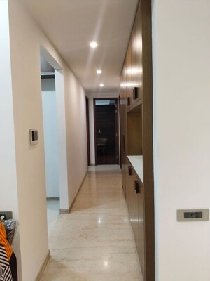 Building Lobby in 3 BHK Apartment at Omkar Alta Monte, Malad East – for Rent