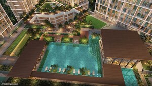 Swimming Pool in 2 BHK Apartment at Shapoorji Pallonji Sarova Complex, Kandivali East – for Sale