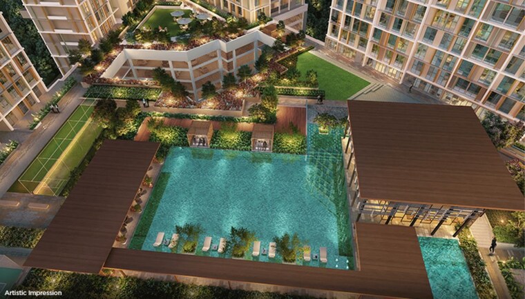 Swimming Pool, shapoorji-pallonji-sarova-complex 2 Bedroom 600 Sq.Ft. Apartment In Kandivali East Mumbai 10635714