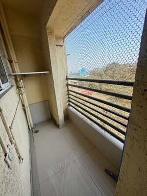 Balcony in 3 BHK Apartment at Godrej Emerald, Ghodbunder Road – for Rent
