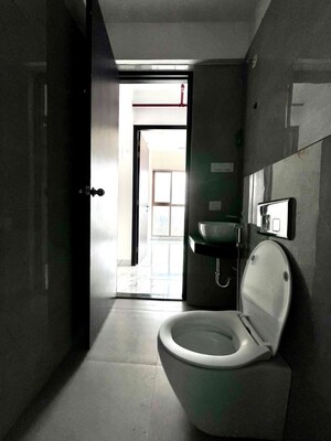 Bathroom in 2 BHK Apartment at Raymond Ten X Habitat, Pokhran Road No Two – for Rent