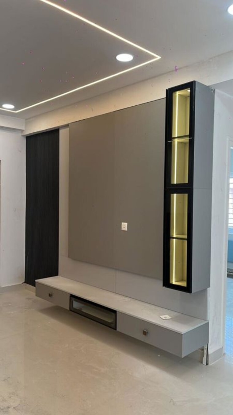 Living Room, fortune-green-homes-sapphire 3 Bedroom 1630 Sq.Ft. Apartment In Tellapur Hyderabad 10635744