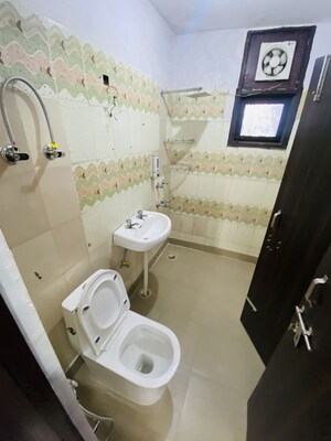 Bathroom in 4 BHK Apartment at Dwarka – for Rent