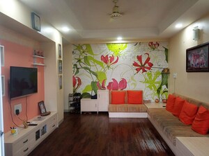 Living Room in 2 BHK Apartment at Yashoda Heights, Warje – for Rent
