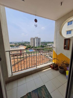 Balcony in 2.5 BHK Apartment at Shriram Luxor, Hennur Road – for Rent