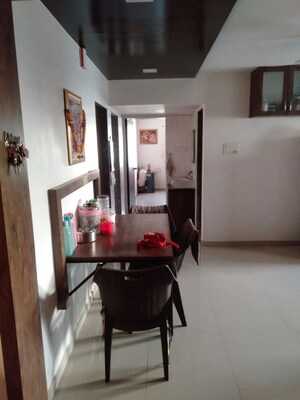 Dining area in 3 BHK Apartment at Jahangir Pura – for Rent