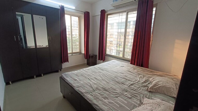 Bedroom, nexus-meridian 2 Bedroom 700 Sq.Ft. Apartment In Punawale Pune 10635907