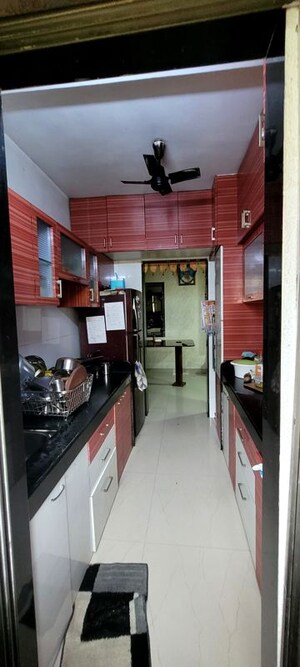 Kitchen in 3 BHK Apartment at Akshat Apartment Mira Road, Mira Road East – for Rent