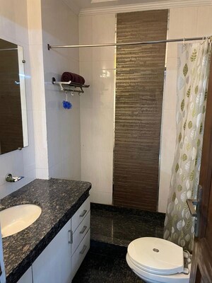Bathroom in 3 BHK Builder Floor at Greater Kailash Part 3 – for Rent