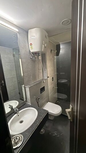 Bathroom in 3 BHK Apartment at Microtek Greenburg, Sector 86 – for Rent